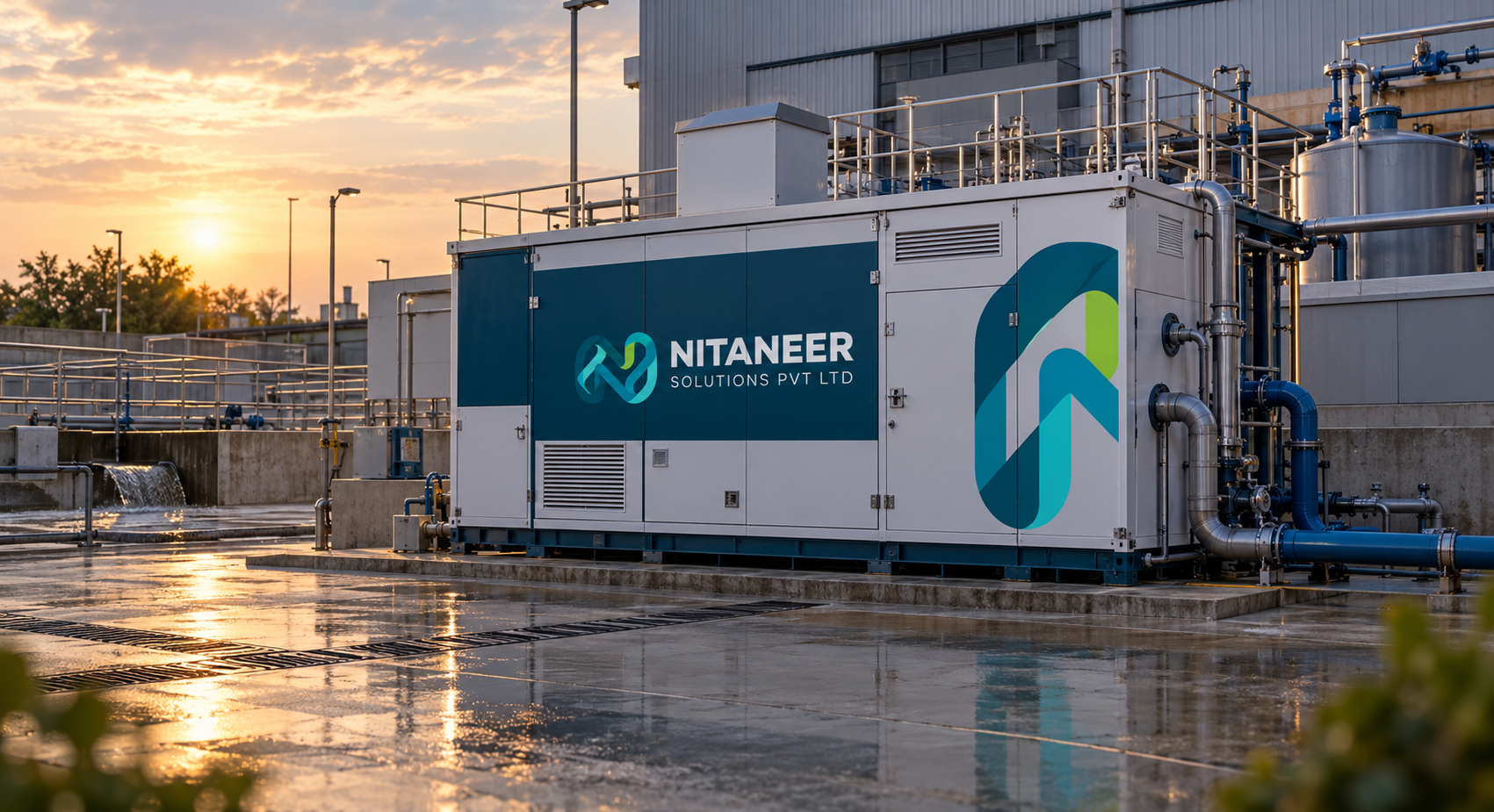 Nitaneer portable wastewater treatment plant